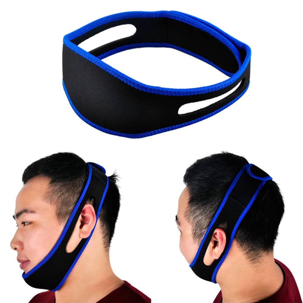 

Adjustable Anti-Snoring Chin Strap Suitable Sleep Aid Belt Best Stop Snoring