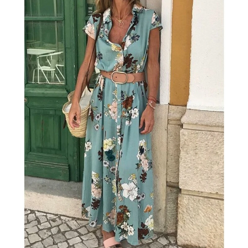 summer dress with belt