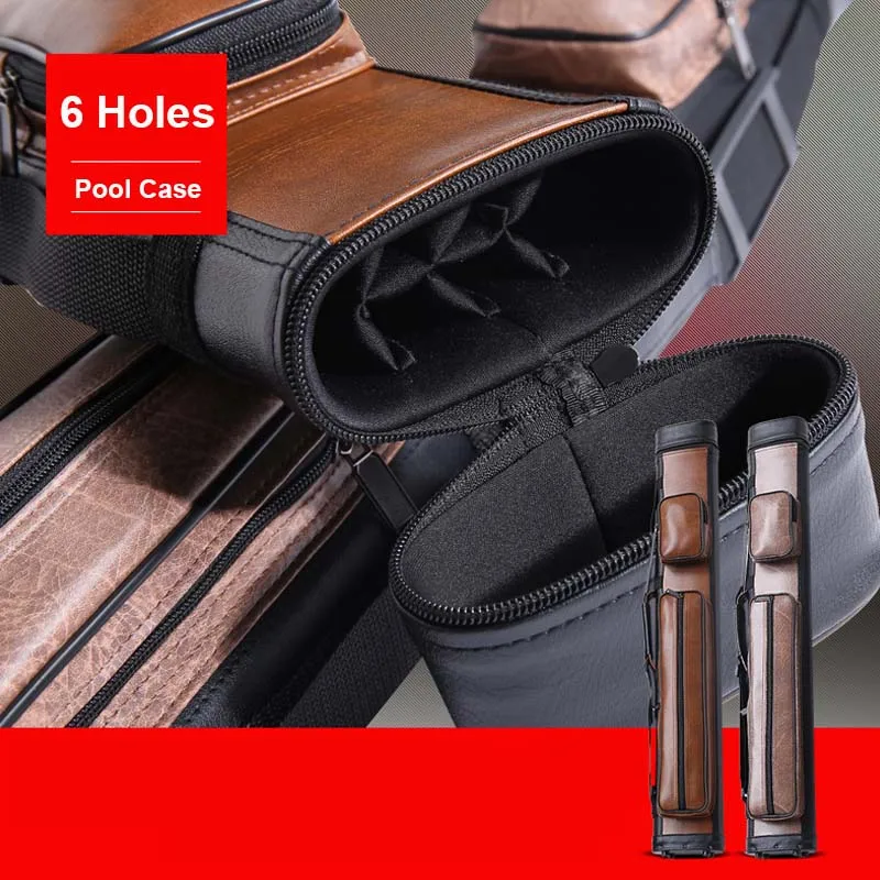

Billiard Pool Cue Case 2 Butts 4 Shafts 85cm Length 2 Colors