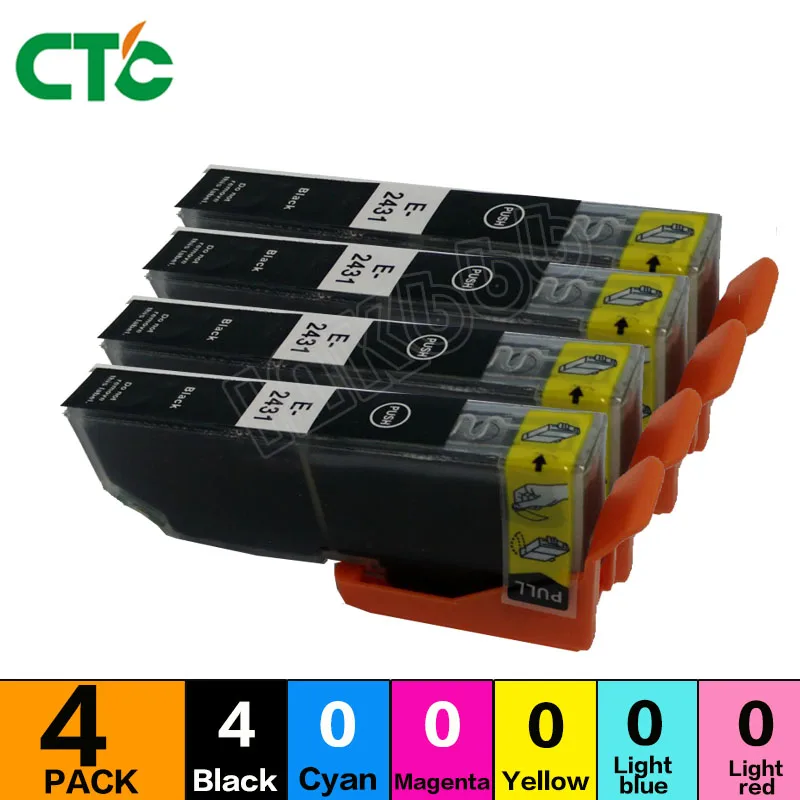 

T2431 Ink Cartridge Compatible for epson XP-750 XP-850 XP-950inkjet printer XP-860 XP-55 XP-760 XP-960 printer
