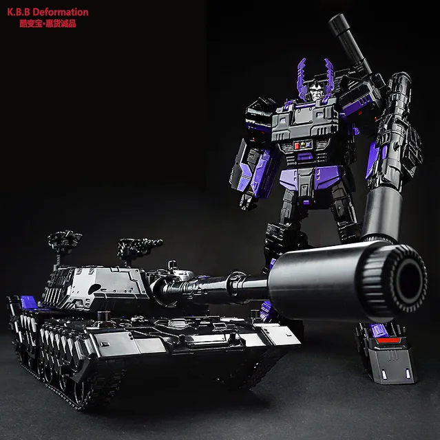 DHL KBB33015 Transformation KBB Galvatron Dark Black Tank Models Alloy Oversize Metal Edition