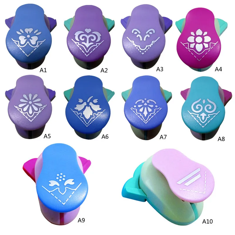 

Embossing DIY Paper Printing Card Cutter Scrapbook Shaper Hole Corner Punch Kids Handmade Toys Craft new year decor for home