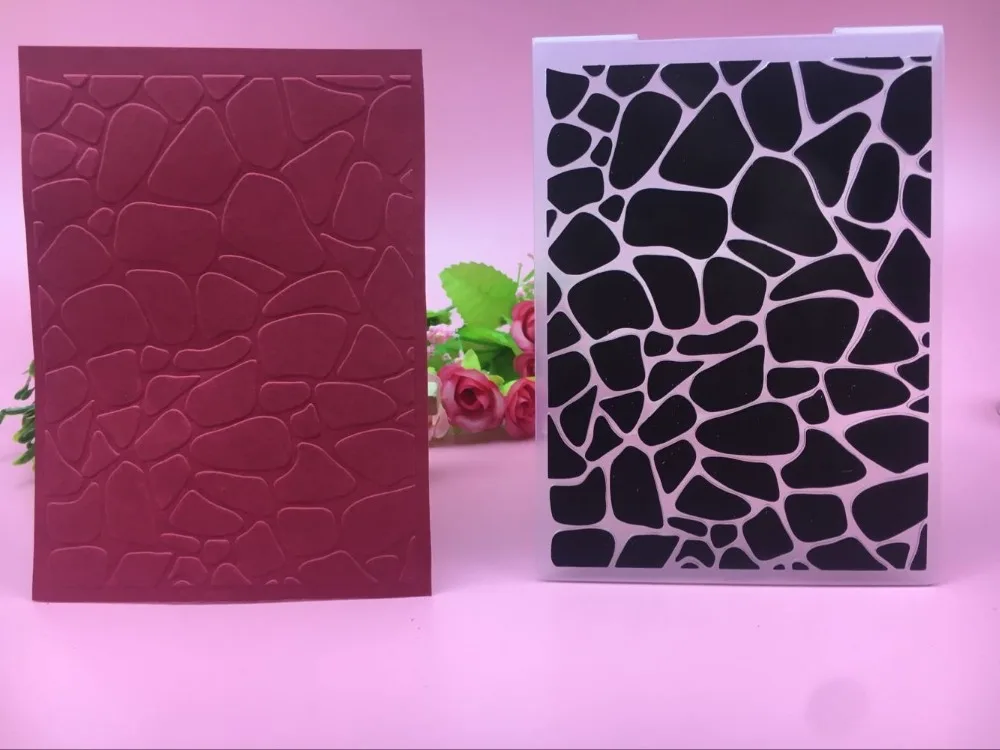 

texture Plastic Embossing Folder For Scrapbook DIY Album Card Tool Plastic Template