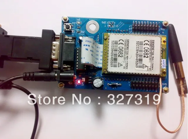 

GSM SMS module board for TC35 UART/232 +Source code