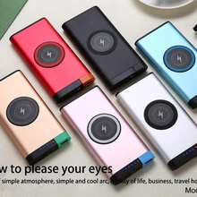 10000 mAh power Bank, беспроводной универсальный портативный банк питания 10000 mAh для iPhone 8 plus аккумулятор power bank для samsung