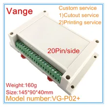 1 шт./лот прессформы прессованная распределительная коробка форма из АБС пластмассы корпус с клеммным блоком 145*90*40 мм для оборудования модуля ПЛК