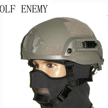 

ACH MICH 2002 Military Tactical Combat Helmet & Side Rail For Airsoft Paintball Field game Movie Prop Cosplay