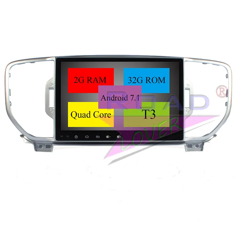 Cheap Roadlover Android 8.1 Car Multimedia Player Radio For KIA SportageR 2015 Stereo GPS Navigation Autoradio Magnitol 2 Din NO DVD 8