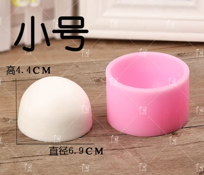 4.4x6.9cm head DIY 3D Хэллоуин череп шляпа ведьмы силиконовые шоколадная форма Хэллоуин мусс тыквы голову плесень Хэллоуин шоколад декоративные формы - Цвет: 4.4x6.9cm head