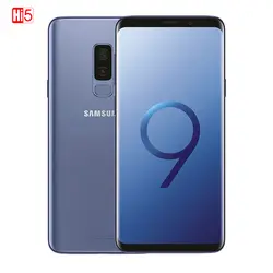 Открыл samsung Galaxy S9 плюс 6,2 дюймов Восьмиядерный Dual Sim мобильный телефон 64 ГБ/128 ГБ/256 ГБ 12MP 3500 мАч Qualcomm смартфон LTE