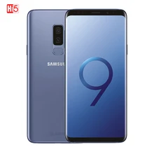 Entsperrt Original Samsung Galaxy S9 Plus 6,2 Zoll Octa-Core Dual Sim Handy 64GB 12MP 3500mAh qualcomm Smartphone LTE