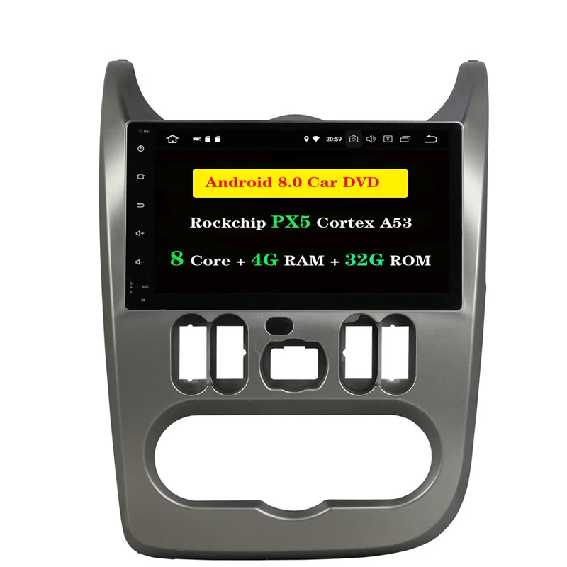 

Ectwodvd 4G RAM 32G ROM Octa Core 8.0/8.1 Car DVD For Renault Logan/Sandero/Duster 2015 2016 Radio Stereo CD Play GPS Navigation