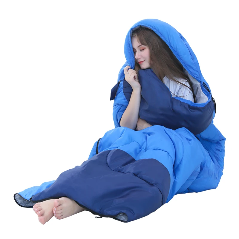 1.6kg Hands Can Be Stretched Out Splicing Double Sleeping Bag Ultralight Waterproof Sleeping Bag For Outdoor Camping And Hiking 1.6kg Hands Can Be Stretched Out Splicing Double Sleeping Bag Ultralight Waterproof Sleeping Bag For Outdoor Camping And Hiking