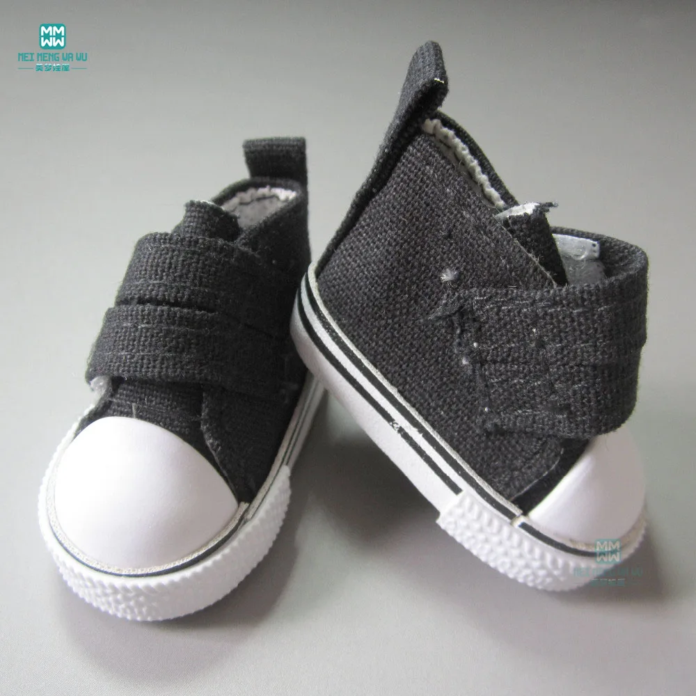 1 pair 5 سنتيمتر لعبة دمية الاكسسوارات الطفل أحذية حذاء رياضة أحذية لل 1/6 bjd دمية