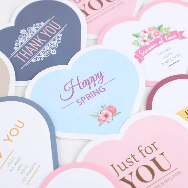 

5Sheets 13.5CM*9.5CM Beautiful Cards Flower Gifts Message Cards Folding Cards Brocade Clothes New Materials
