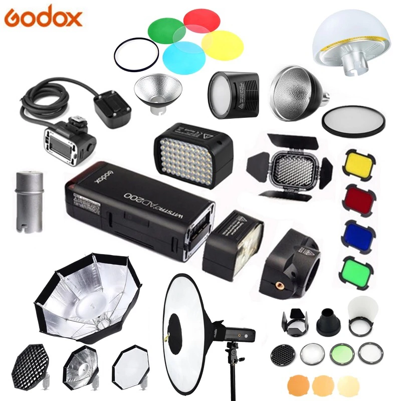 

Godox multi-function Accessories AD-S17/BD-07/AD-L/H200R/EC200/AD-B2/RS18/AD-S2/AD-S7/AD-M Flash accessory for AD200 flash