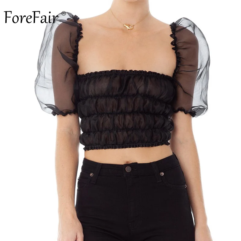 Forefair Lace Top Sexy Summer  (13)