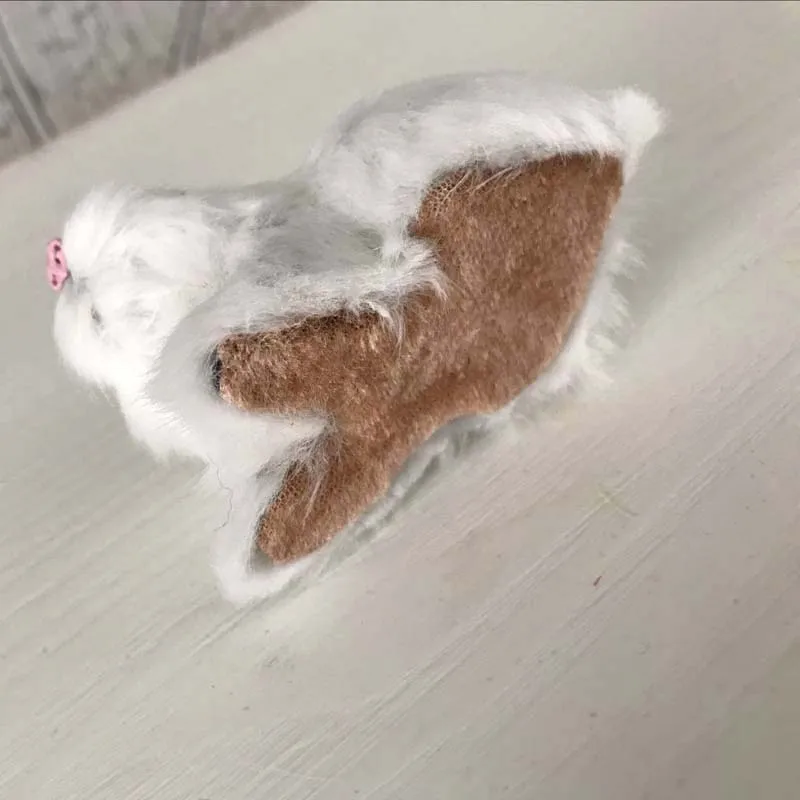 8*5,5*5,5 см, 1 шт, искусственный милый кролик с имитацией меха, DIY мини-кролики украшения на Пасху, с днем рождения, домашний декор