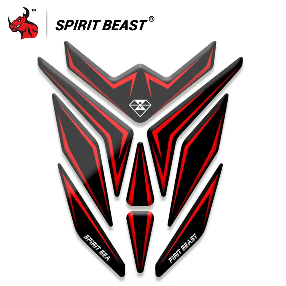 

SPIRIT BEAST Motorcycle Sticker Moto Pegatinas Gas Tank Pad Protector Pad Motorbike Decals for Honda Yamaha Kawasaki BMW KTM