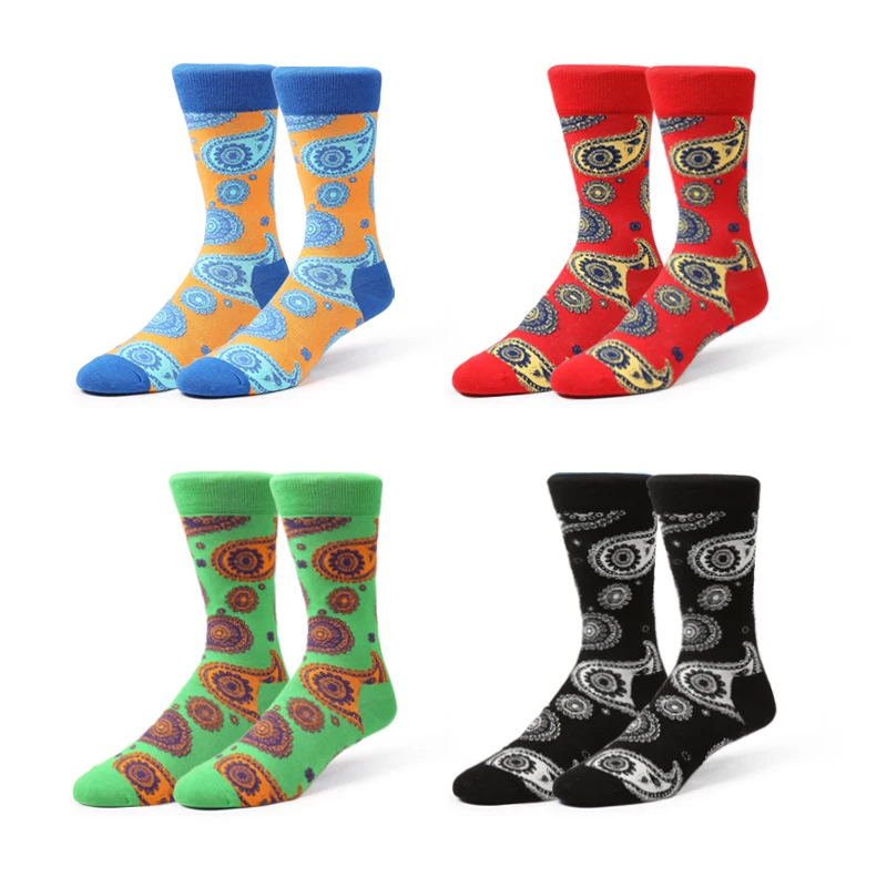 

2018 VVQI harajuku women socks Korean fashion streetwear hit the color geometric pattern cotton novelty art socks gift box sprin