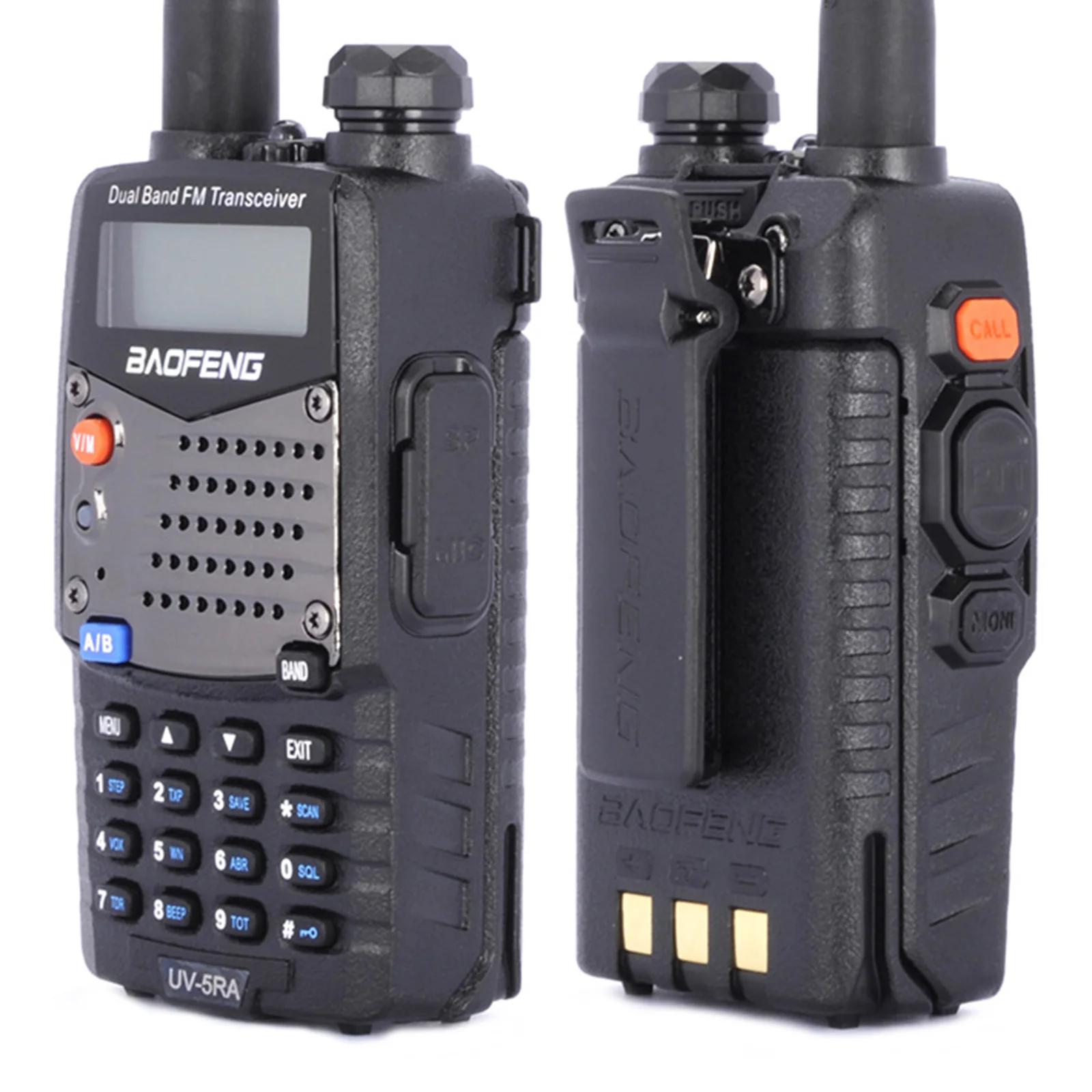 Двухсторонние радиоприемники с батареей двухдиапазонного радио приемопередатчик сигнализация СВЕТОДИОДНЫЙ Портативный переносная