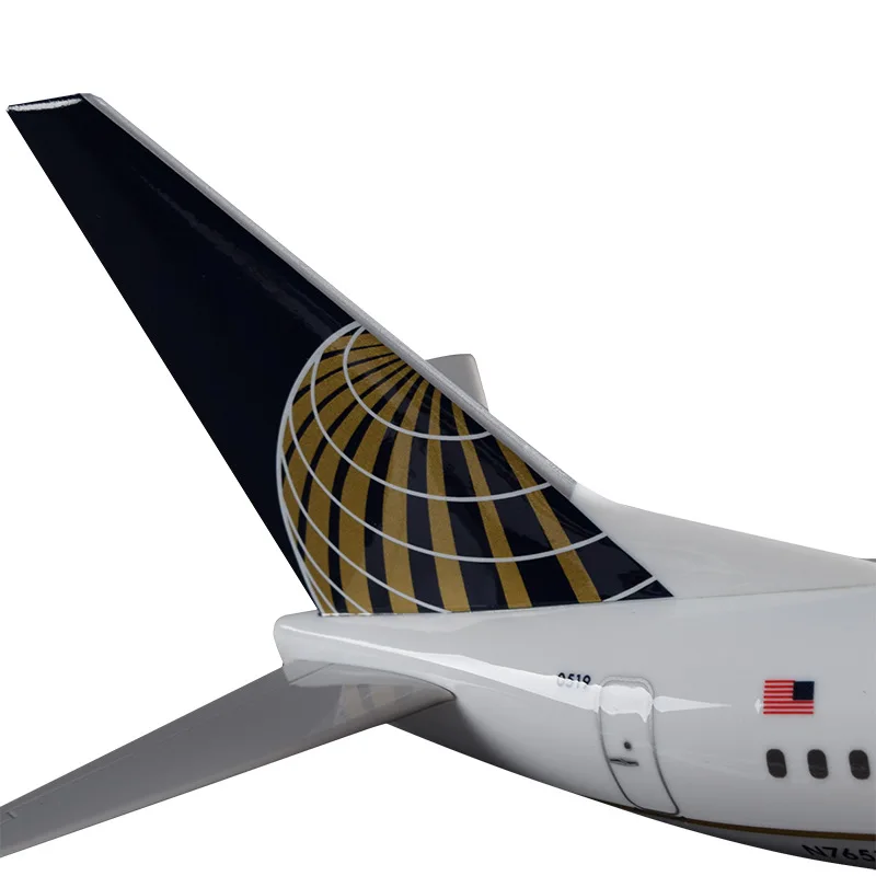 40 см смолы B737 800 United с трёхмерными чертёжами Соединенные Штаты Boeing 737 модель