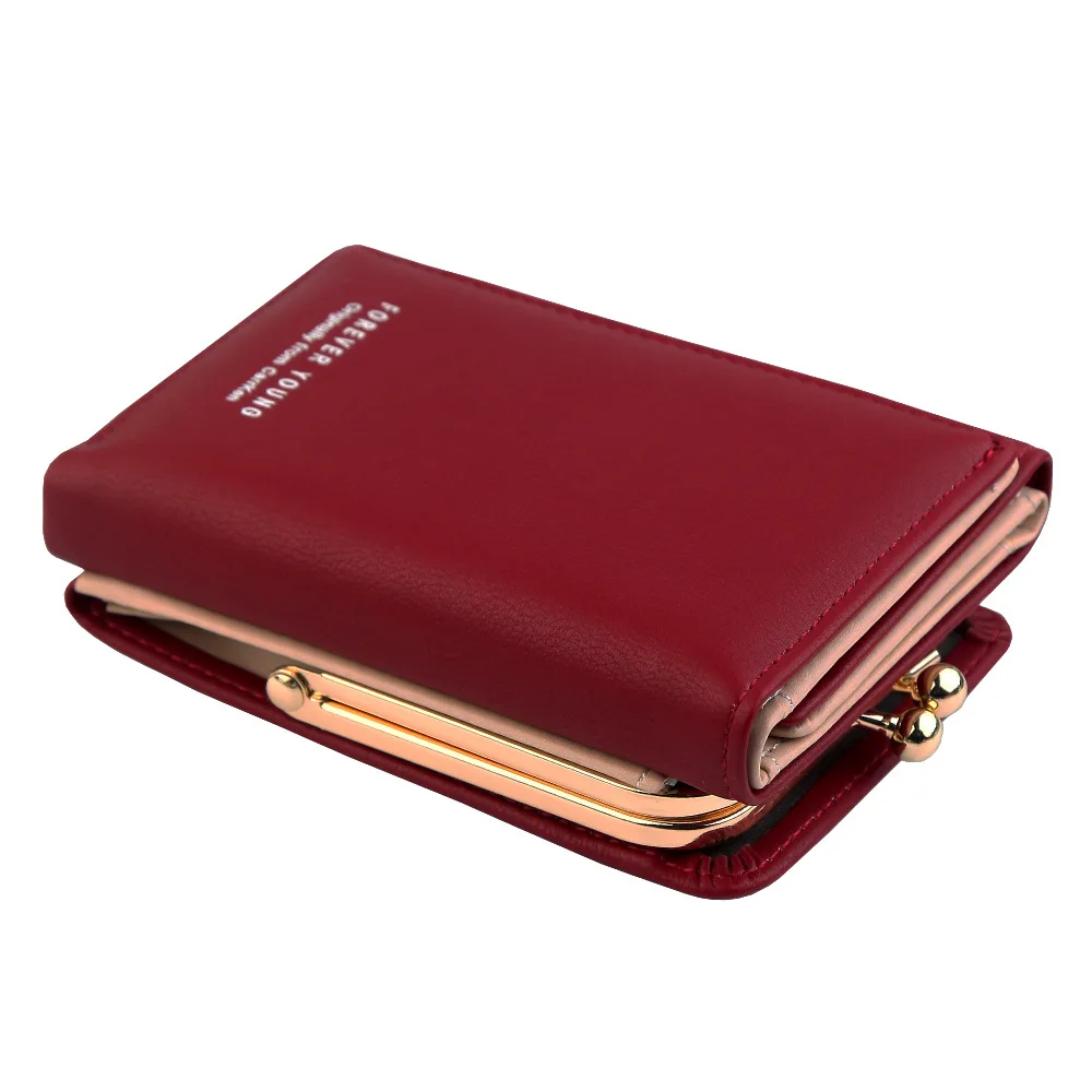 

Wallet Women 2019 Lady Short Women Wallets Crown Decorated Mini Money Purses Small Fold PU Leather Female Coin Purse Card Holder