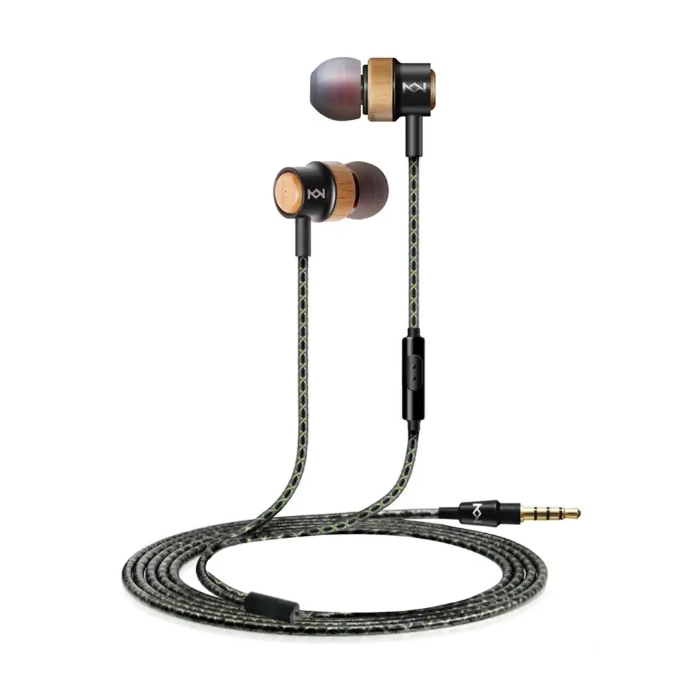 

Phones Sport Wired Earphone For Phone Stereo Mic For Xiaomi Android Computer Earphones With Microphone Anti-pull Nylon Braided