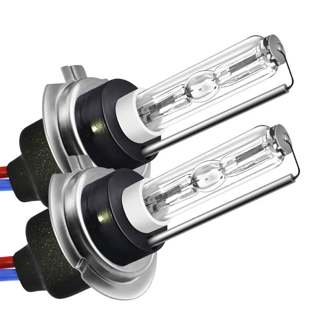 

2 pieces LED double xenon headlights accessories conversion kit bulb H7 HID 55W 19Mar22