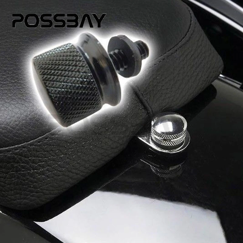 POSSBAY Aluminum Motorcycle Seat Bolts Fit For Harley Davidson 1996