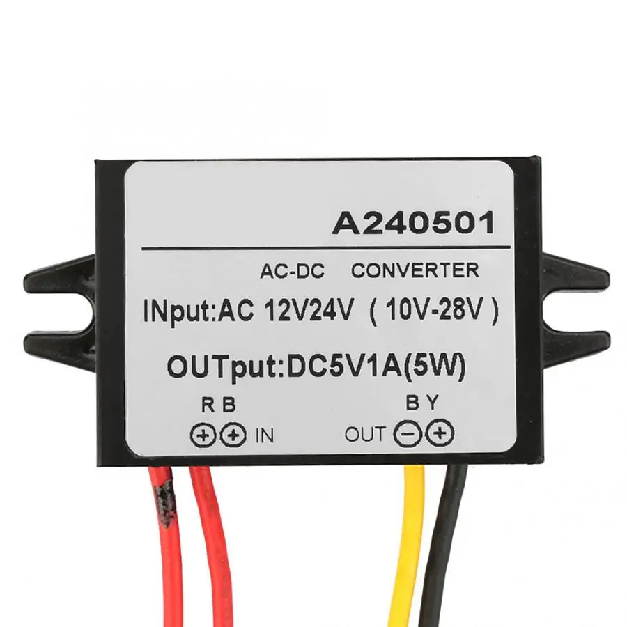 

AC 12V 24V To DC 5V Converter AC-DC Step Down Power Supply Module