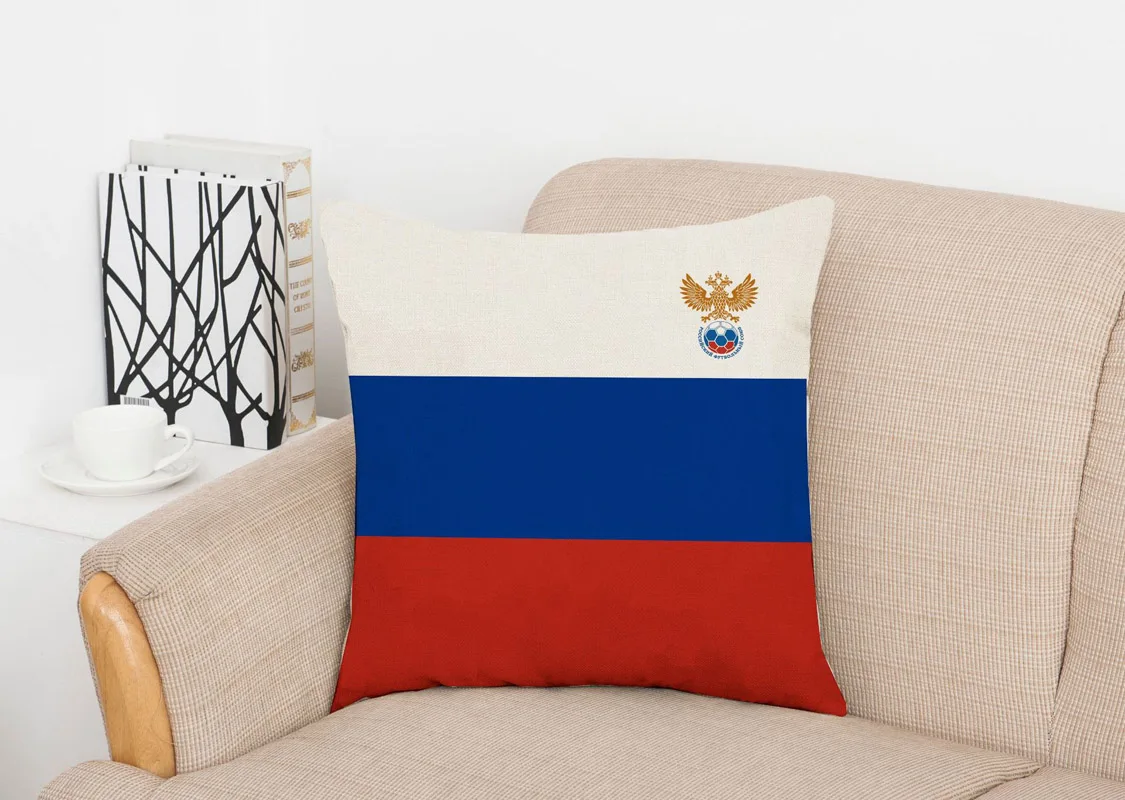 Houspace новая хлопковая льняная Национальная футбольная команда флаг для дома