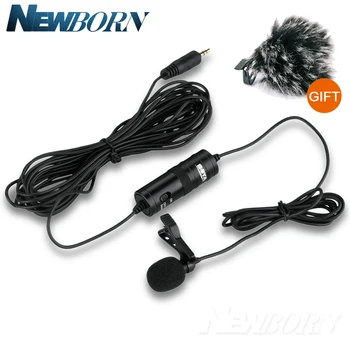 

BOYA BY-M1 Label Lavalier Omnidirectional Condenser Microphone for iPhone Android for Canon Nikon DSLR Camcorder Audio Recorders