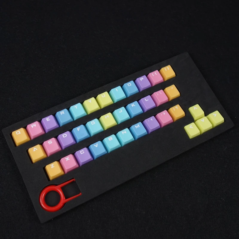 

37pcs/set mechanical keyboard keycaps OEM height ABS colorful key cap