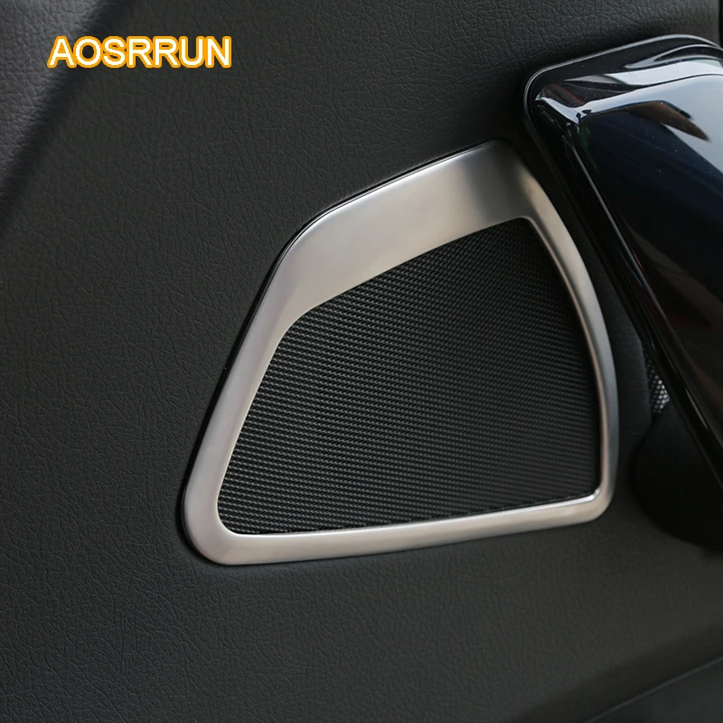 AOSRRUN Aluminum alloy Car Door Speaks cover Car Accessories For BMW F20 118i 120i 135i 116i