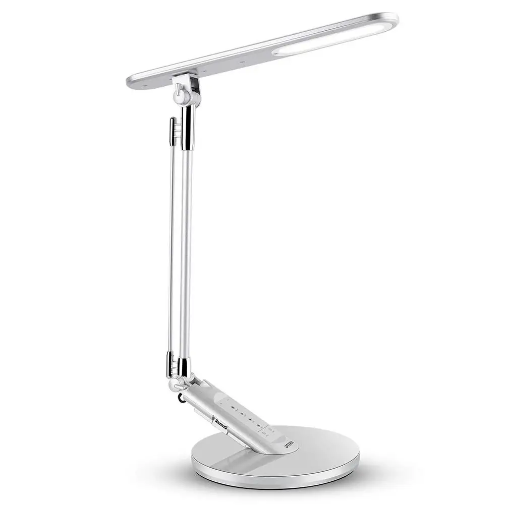 Folding LED Desk Lamps 7 Dimming Levels Table Lights 4 Lighting Modes Bedroom Bedside Lamp Touch Switch Saving Electricity