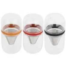 Realand пластиковая черная одна чашка залейте Кофеварка пивоваренный конус капельница Кофеварка фильтр