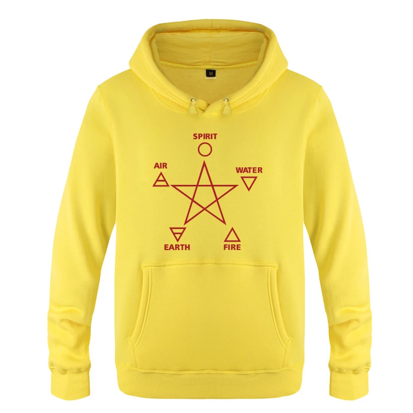 Five Ele мужские ts and Pentagram 30STM рок толстовки мужские мужские с капюшоном флисовый пуловер толстовки - Цвет: HUAY HOT