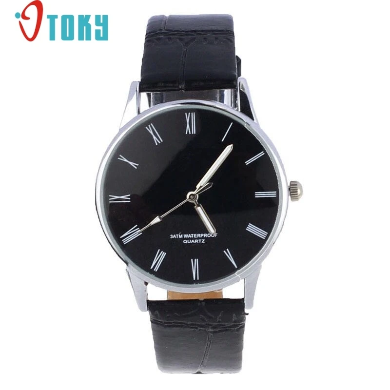

Hot hothot New Quartz Men Watches Fashion Casual Luxury Faux Leather Watch Elegant Sports Out Door Wristwatch relojio se22