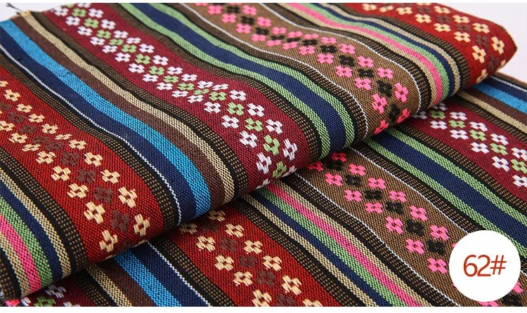 ZERZEEMOOY 100X145 см полиэстер/хлопок ткань этнические декоративные ткани для чехол для дивана и диванных подушек ткани занавески