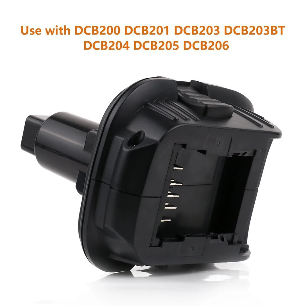 

Battery Adapter Easy Apply Useful Portable Professional 20V Lithium Ion To 18V NI Safe DCA1820 Convert Charger Tool For Dewalt