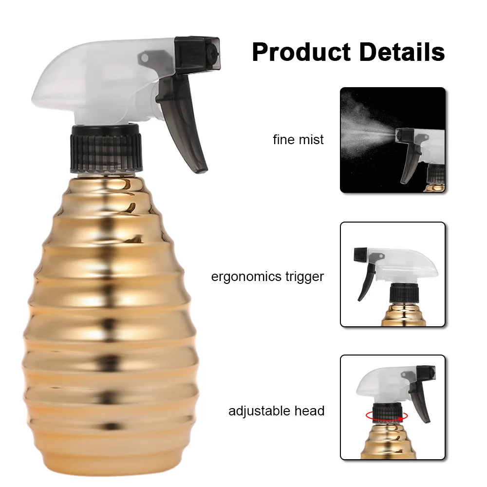 300 мл профессиональная пустая пластиковая бутылка с распылителем воды спрей Парикмахерская бутылка Парикмахерская Стайлинг косметический инструмент для парикмахера