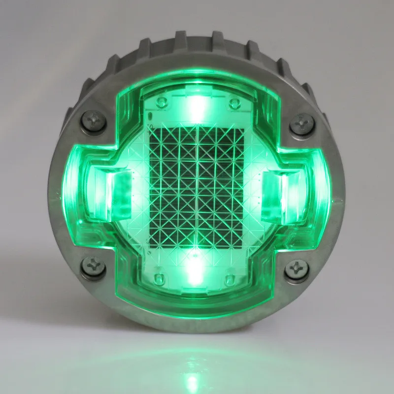 

Solar Light Outdoor Landscape Warning Underground Light Polycarbonate Round Induction Sidewalk High Speed Highway Induce Lamp