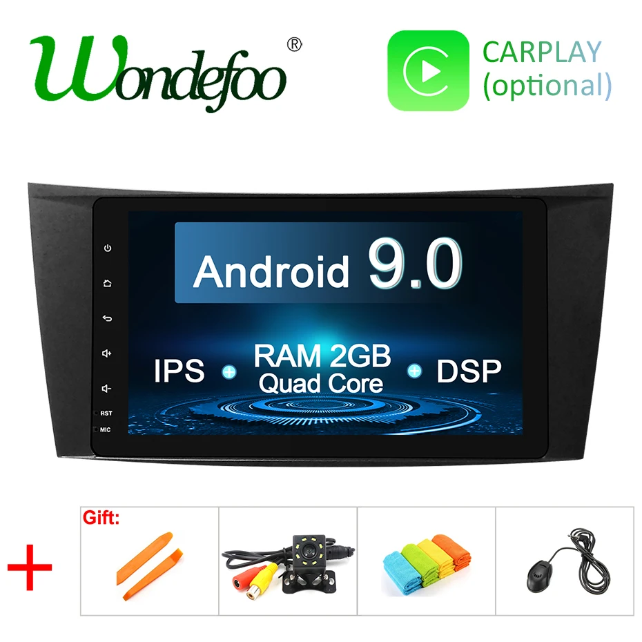 

8" DSP IPS Android 9.0 4G 64G Car GPS For Mercedes Benz E-class W211 E200 E220 E300 E350 E240 E270 E280 W219 no dvd player