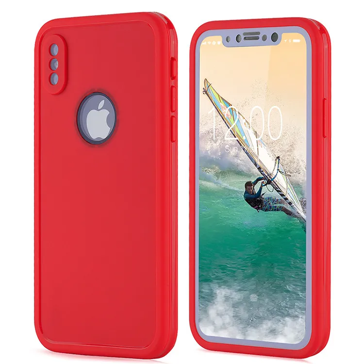 case for iphone se Waterproof ShockProof Dirt Proof Case Full Cover For iPhone XS Max XR X 6S 7 8 Plus  Anti-knock TPU Case for iPhone 8 8 Plus iphone se silicone case