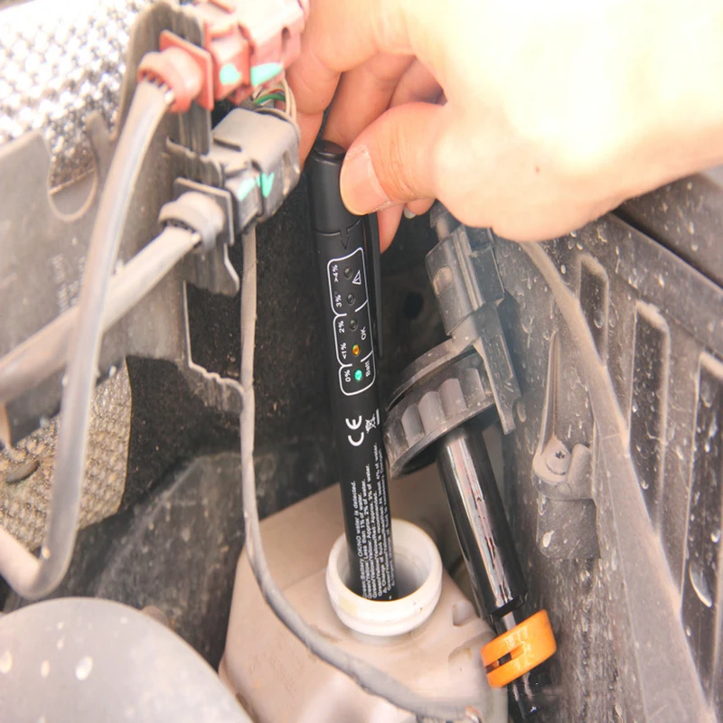 

Car brake oil moisture detection pen diagnostic instrument motorcycle brake fluid tester black