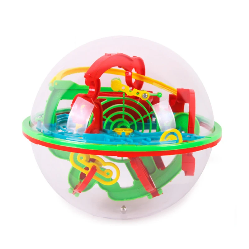

Maze Ball Toy Big Size 100 Steps 3d Magic Intellect Maze Cube Ball Puzzle Games Children Educational Toys 18x19x19cm