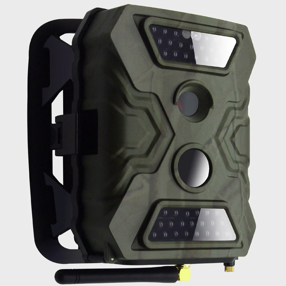 12MP PIR Scouting Trail GSM SMS/MMS Alarm Camera with 20meters Night Vision & 8AA Battery Power Supply & 720P Video Recording