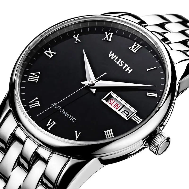 

WLISTH Brand Authorized Casual XF1330Watch Men Watch Stainless Cteel Watchband Man Quartz Clock Waterproof 30M Rolex Watch