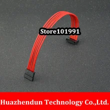 High Quality RED Cable SATA Extension Power Cable for Serial hard font b disk b font